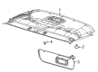 2021 Ford E-350 Super Duty Sun Visor Diagram - CC2Z-1504104-AB