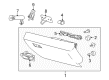 2012 Ford Flex Door Check Diagram - 5T5Z-5406102-AA