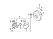 Ford Expedition Brake Master Cylinder Diagram - 8L1Z-2140-F