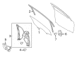 Ford Window Run Diagram - F1EZ-5821596-A