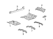 Lincoln Blackwood Floor Pan Diagram - XL1Z-7811135-BA