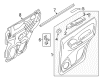 2009 Mercury Mariner Weather Strip Diagram - 8L8Z-7825860-B