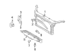 2008 Mercury Milan Air Deflector Diagram - 6N7Z-8310-A