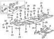 Lincoln Crossmember Bushing Diagram - JL1Z-2500155-A