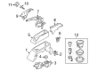 Ford Transit-350 HD Center Console Base Diagram - BK2Z-61045A36-AG