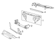 2001 Lincoln LS Air Deflector Diagram - XW4Z-8349-BA