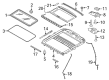 2018 Ford F-250 Super Duty Sunroof Diagram - FL3Z-18500A18-A