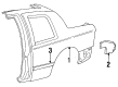 Mercury Cougar Fuel Door Diagram - E9SZ63405A26A