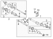 2018 Lincoln MKC Axle Shaft Diagram - EJ7Z-3B437-B