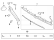 Lincoln Aviator Emblem Diagram - LC5Z-7842528-B