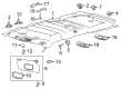 Ford Explorer Dome Light Diagram - BB5Z-13776-AK