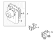 Ford Yaw Sensor Diagram - 6G9Z-14B296-A