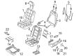 Ford Taurus X Seat Cushion Diagram - 5F9Z-74632A23-AA