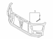 2021 Ford Ranger Radiator Support Diagram - KB3Z-16138-B