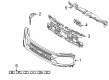 2022 Ford Bronco Sport Grille Diagram - M1PZ-8200-AA