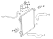 2004 Lincoln Aviator Coolant Reservoir Diagram - 2C5Z-8A080-AC