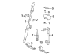 2011 Ford F-150 Seat Belt Diagram - CL3Z-18611B68-AC