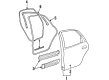 2000 Mercury Sable Door Seal Diagram - 2F4Z-5425324-AA