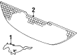 1996 Ford Mustang Grille Diagram - F6ZZ-8200-A