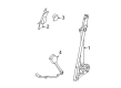 2021 Ford F-150 Seat Belt Diagram - ML3Z-16611B09-AA