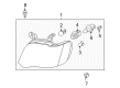 Ford Explorer Headlight Diagram - 6L2Z-13008-BA