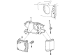 Ford F-350 Headlight Diagram - E9TZ13008C