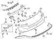 2016 Ford Focus Bumper Diagram - F1EZ-17906-FAPTM