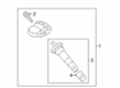 2023 Ford F-150 Lightning TPMS Sensor Diagram - ML3Z-1A189-B