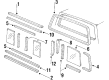 1986 Ford F-350 Weather Strip Diagram - F6TZ-1542084-AB