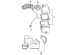 Mercury PCV Valve Hose Diagram - FODZ-6A664-BA