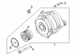 2020 Lincoln Aviator Alternator Diagram - L1MZ-10346-A