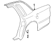 1992 Lincoln Town Car Fuel Filler Housing Diagram - F2VY5427936B