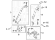 Lincoln Seat Belt Diagram - DP5Z-54611B09-AP