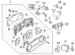 Ford Explorer Sport A/C Switch Diagram - 1L5Z-19980-AB