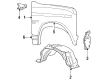 Ford Bronco Emblem Diagram - E7TZ-16098-G