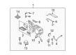 2009 Lincoln MKX Blend Door Actuator Diagram - 7T4Z-19E616-D