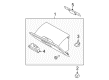 2008 Ford Focus Glove Box Diagram - 8S4Z-54060T10-AB