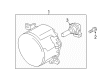 2016 Ford Mustang Fog Light Diagram - FR3Z-15200-A