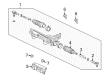 Ford Explorer Sport Trac Tie Rod End Diagram - 5L2Z-3A130-AA