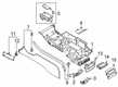 Lincoln Center Console Base Diagram - LC5Z-78045B30-BA