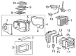 2013 Ford E-350 Super Duty A/C Switch Diagram - F2UZ-19986-D