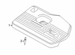 Lincoln Engine Cover Diagram - K2GZ-6A949-B