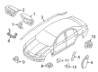 2015 Lincoln MKX Air Bag Sensor Diagram - 9L3Z-14B345-A