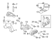 2010 Ford Fusion Engine Mount Diagram - 9E5Z-6061-B