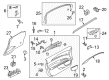 2020 Lincoln MKZ Door Moldings Diagram - DP5Z-5451753-AB