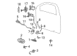 Mercury Sable Door Handle Diagram - 4F1Z-5422404-ABPTM