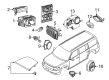 Ford Police Interceptor Sedan Car Speakers Diagram - CE5Z-18978-A