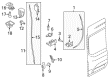 2019 Ford Transit-350 Door Latch Assembly Diagram - BK3Z-61431A03-D