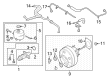 Ford F-350 Super Duty Brake Booster Vacuum Hose Diagram - PC3Z-9C493-C