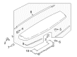 Lincoln Spoiler Diagram - JL1Z-7844210-AA